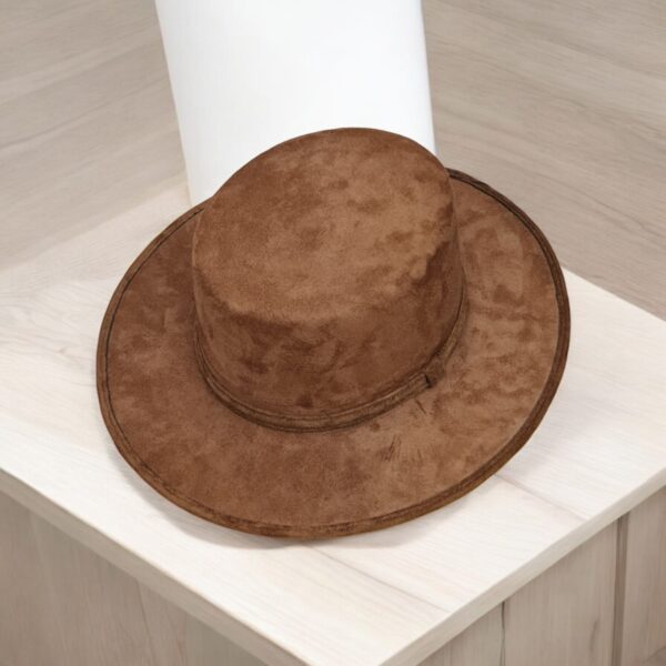 Sombrero Golf de Gamuza color Café