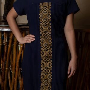 Vestido de Lino "Cielo Dorado"