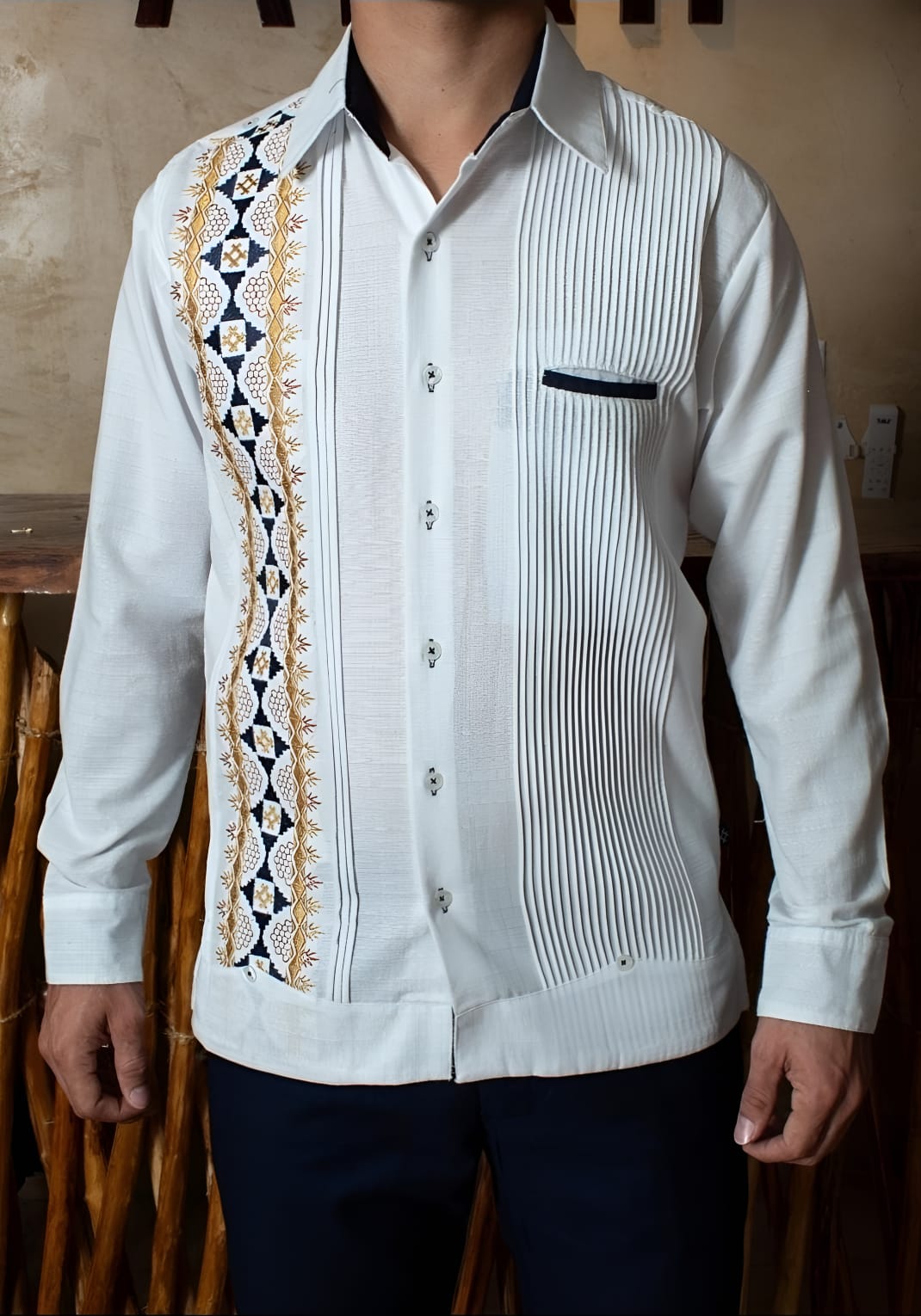 Guayabera “Sol Dorado Mayab“